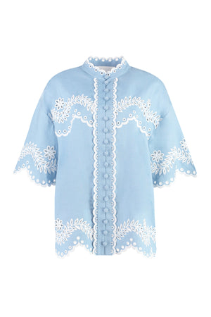 Junie linen blouse-0